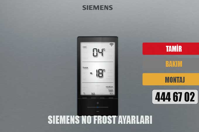 Siemens No Frost Ayarları