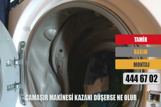 Çamaşır Makinesi Kazanı Düşerse Ne Olur