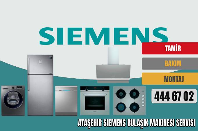 Ataşehir Siemens Bulaşık Makinesi Servisi