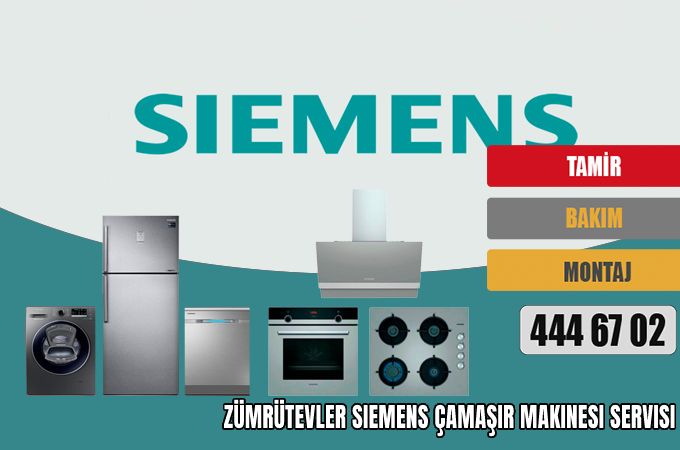 Zümrütevler Siemens Çamaşır Makinesi Servisi
